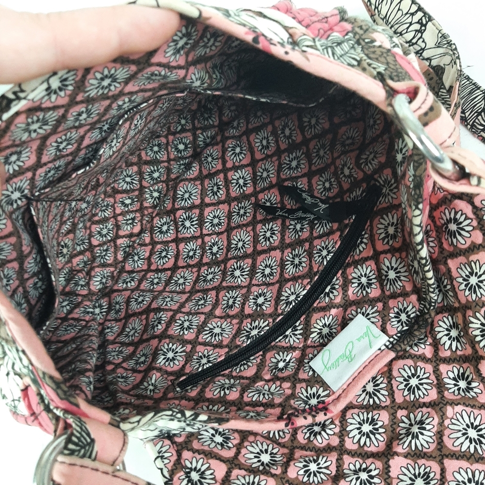 🔥Vera Bradley Brown Pink and White Floral Bag See all pics for Condition GUC - Picture 6 of 6